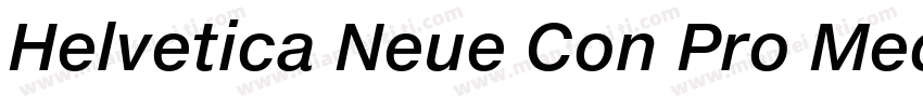 Helvetica Neue Con Pro Medium字体转换